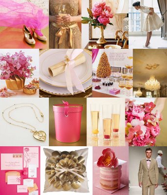 Talk about our Wedding Our theme will be Pinkies glamorous gold 